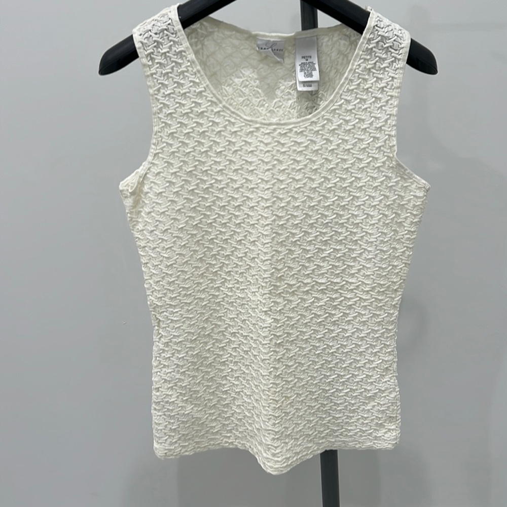 Cream color, blouse.